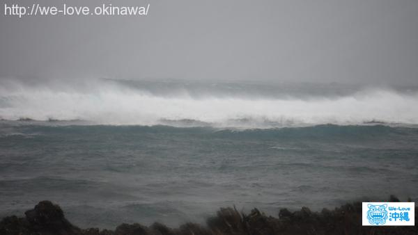 台風の高波
