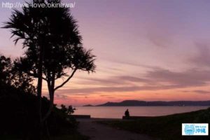 nishihara-kirakira-beach-sunset